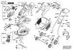 Bosch 3 600 H81 K01 ROTAK 43 LI Lawnmower Spare Parts